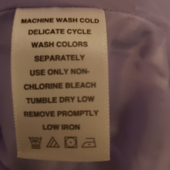 Roaman's Beautiful 2 pc Light Purple Chiffon Skirt Set size 34 W. Skirt … - Picture 8 of 8